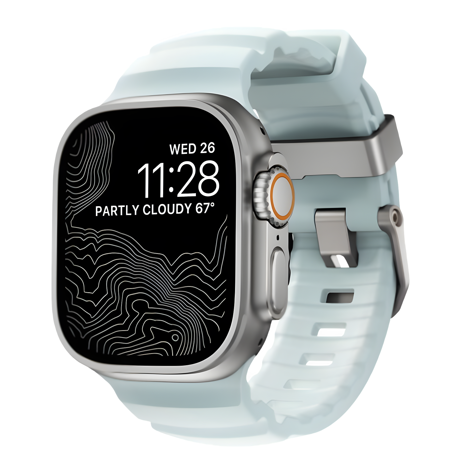 Apple Watch Strap Blue Glow